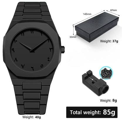 2025 New Modern Simple Creative Sports Watch Casual Design Business Waterproof Quartz Watches Gift for Men Reloj Hombre