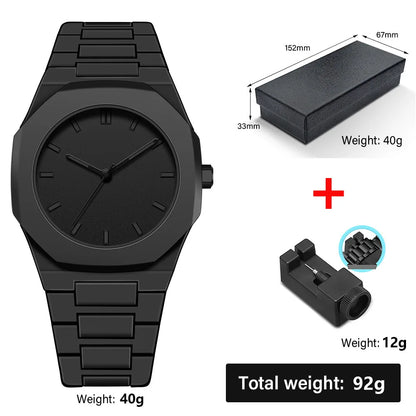 2025 New Modern Simple Creative Sports Watch Casual Design Business Waterproof Quartz Watches Gift for Men Reloj Hombre