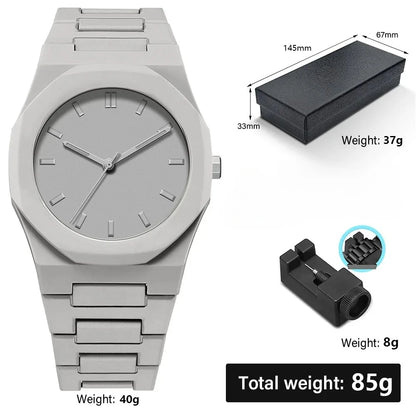 2025 New Modern Simple Creative Sports Watch Casual Design Business Waterproof Quartz Watches Gift for Men Reloj Hombre